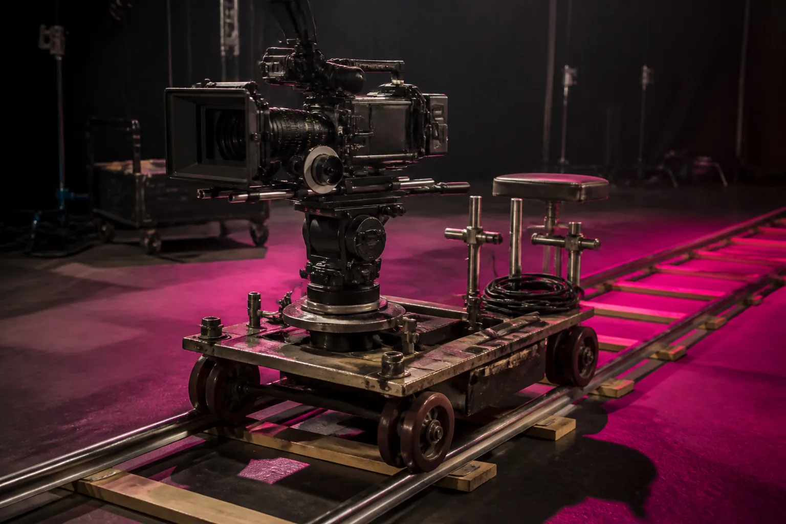 Camera and dolly
